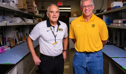 Photo of Dr. Stannard and Dr. Stoker standing together.