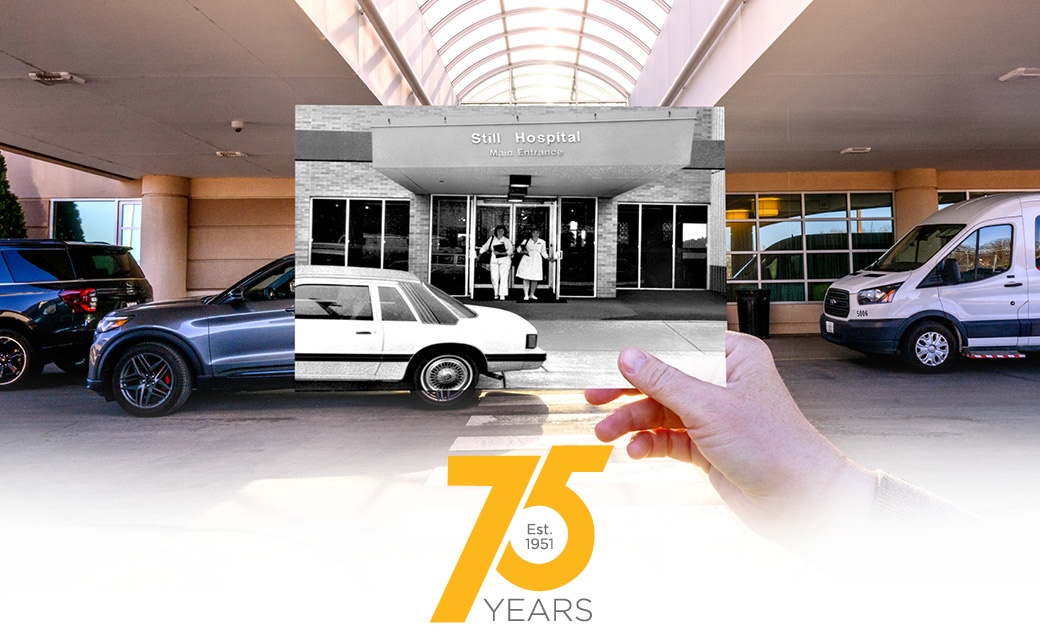 Old vs New entrance to CRMC