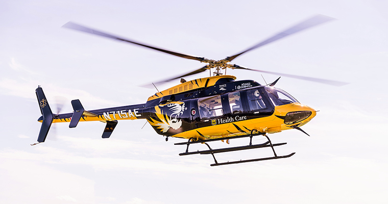 MU Health Care helicopter